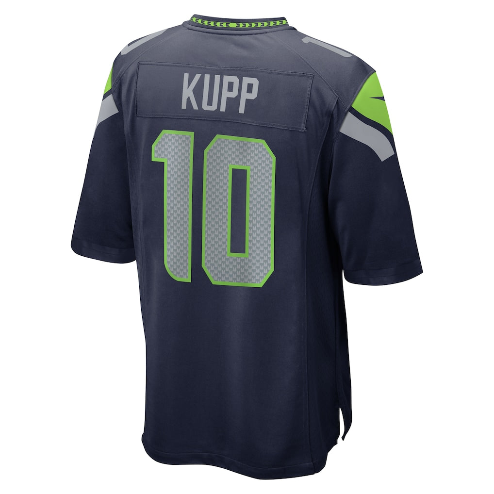 S.Seahawks #10 Cooper Kupp College Navy Team 50th Season Game Jersey football jersey product view 1