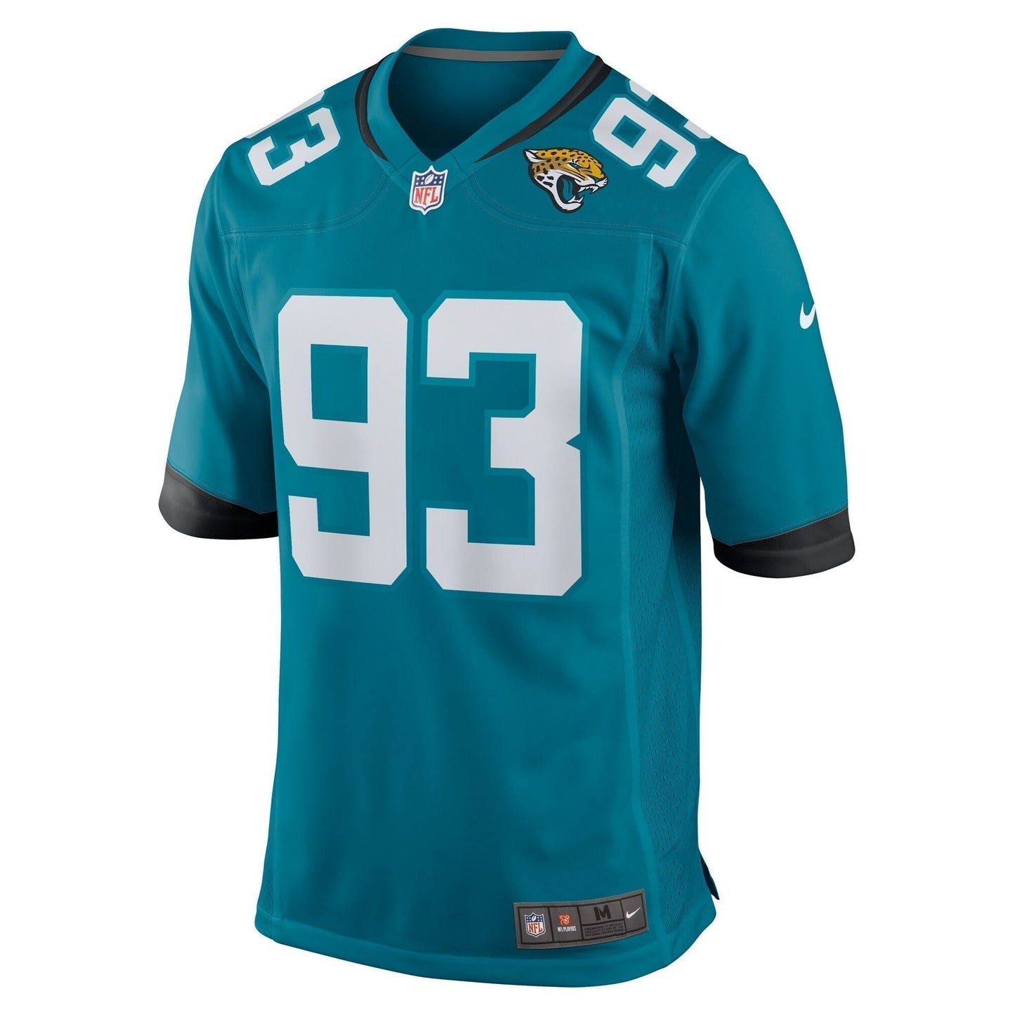 Tyler Lacy Jacksonville Jaguars Team Game Jersey - Teal football jersey product view 2