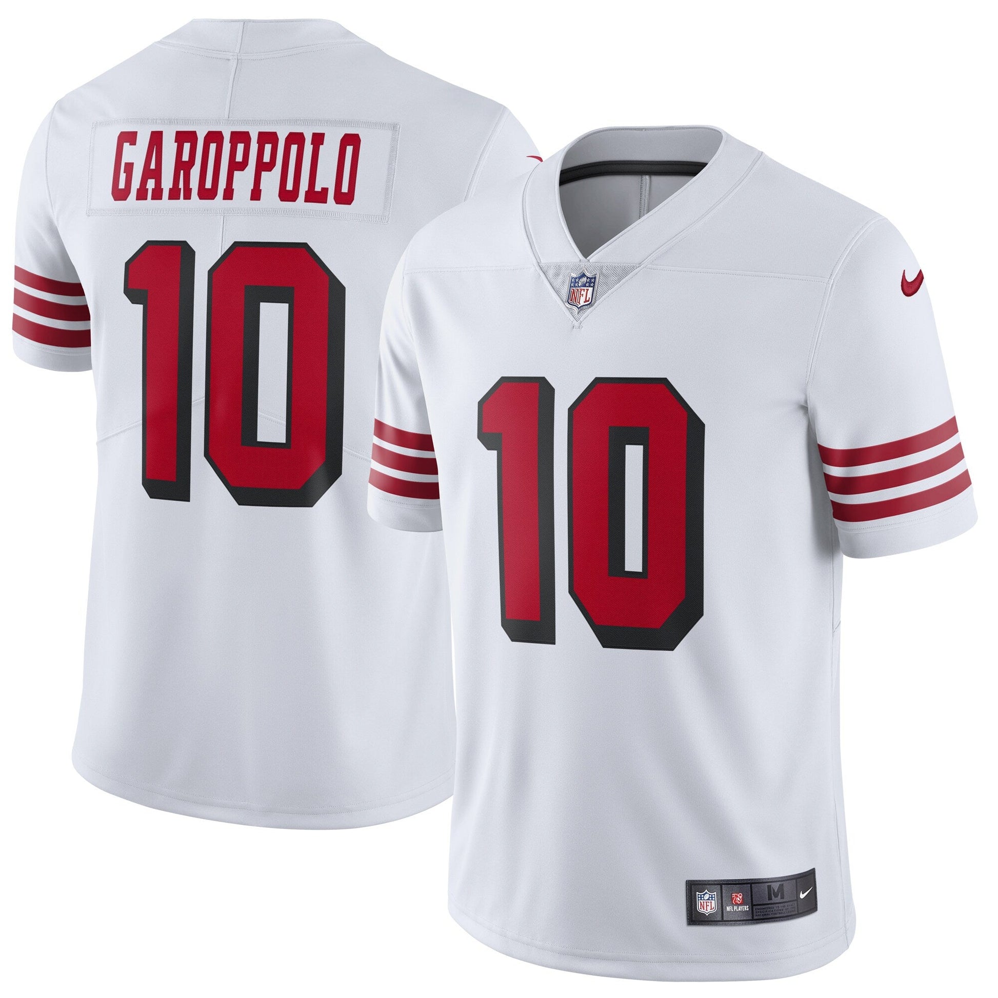 Jimmy Garoppolo San Francisco 49ers Color Rush Vapor Untouchable Limited Jersey - White football jersey product view 1