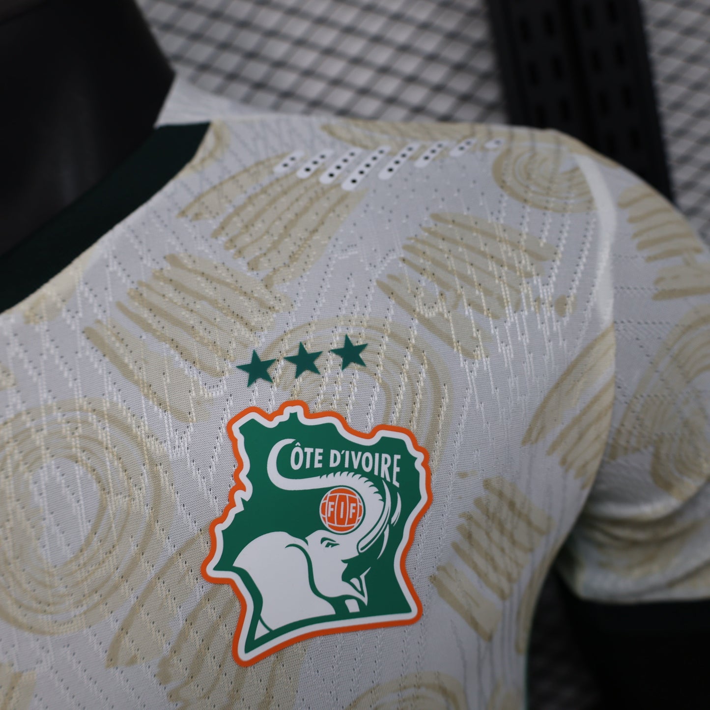 2026 Perforated Ivory Coast Away Player Version Jersey sports jersey product view 3