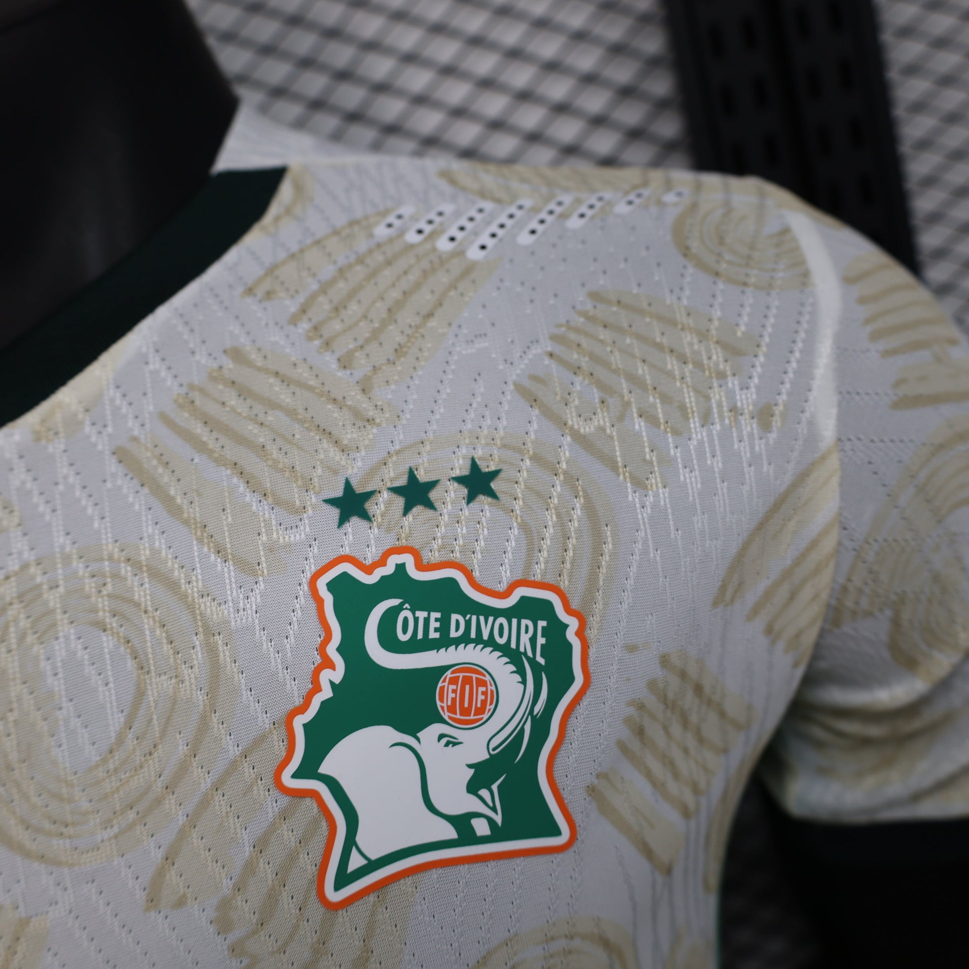 2026 Perforated Ivory Coast Away Player Version Jersey sports jersey product view 3