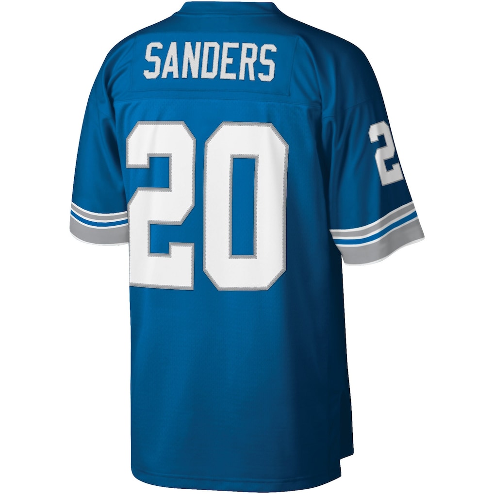 D.Lions #20 Barry Sanders Blue Legacy Replica Jersey football jersey product view 1