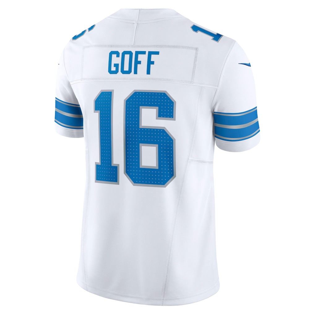 D.Lions #16 Jared Goff White Vapor F.U.S.E. Limited Jersey football jersey product view 1