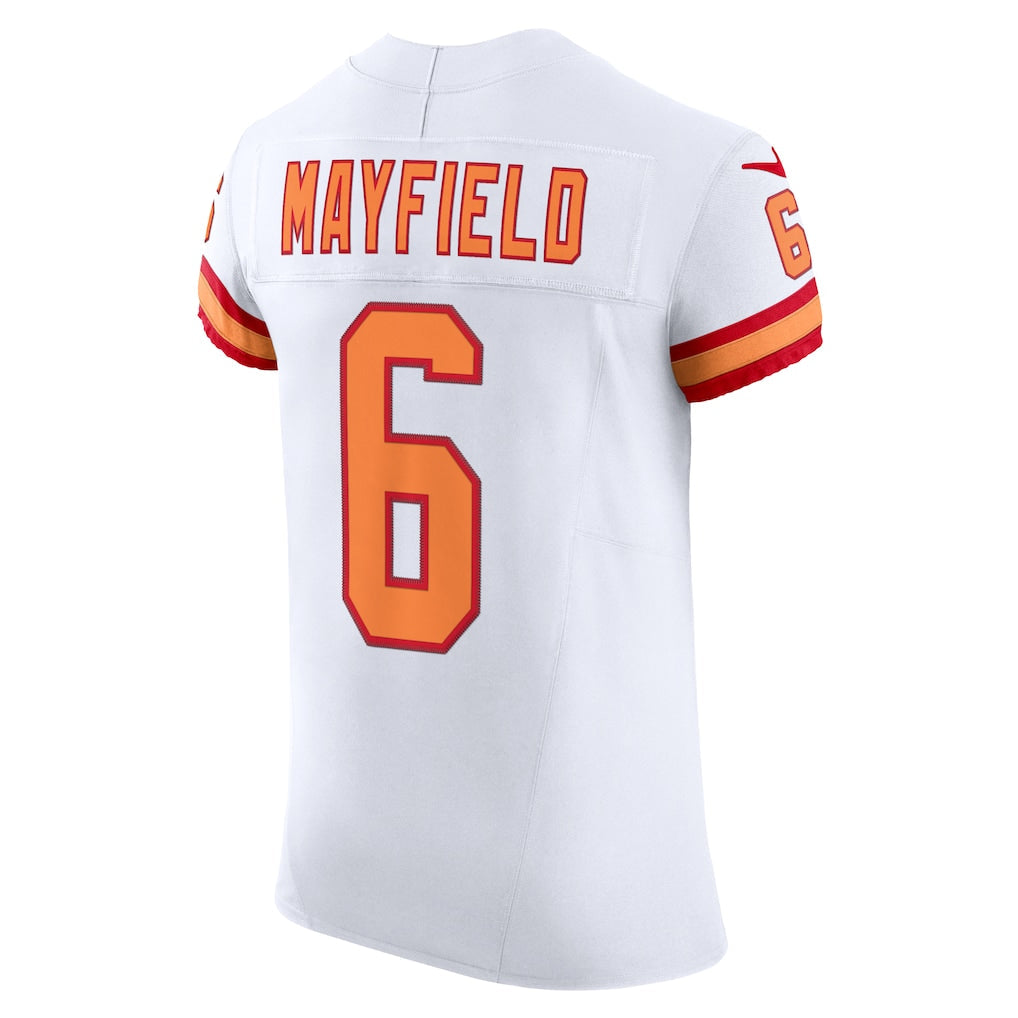 TB.Buccaneers #6 Baker Mayfield White The 76 Jersey Vapor F.U.S.E. Elite Jersey football jersey product view 1