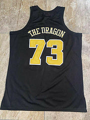 Bruce Lee co-branded Yin Yang Bagua black 73 MN sports jersey product view 3