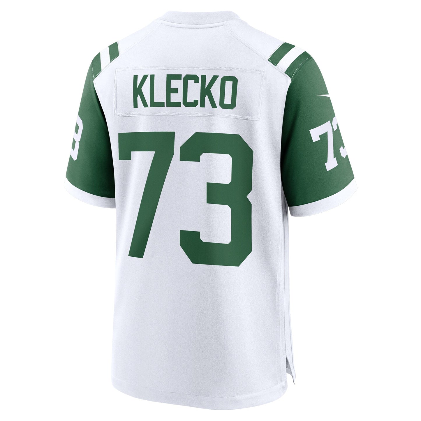 Joe Klecko New York Jets Classic Alternate Retired Game Jersey - White football jersey product view 3