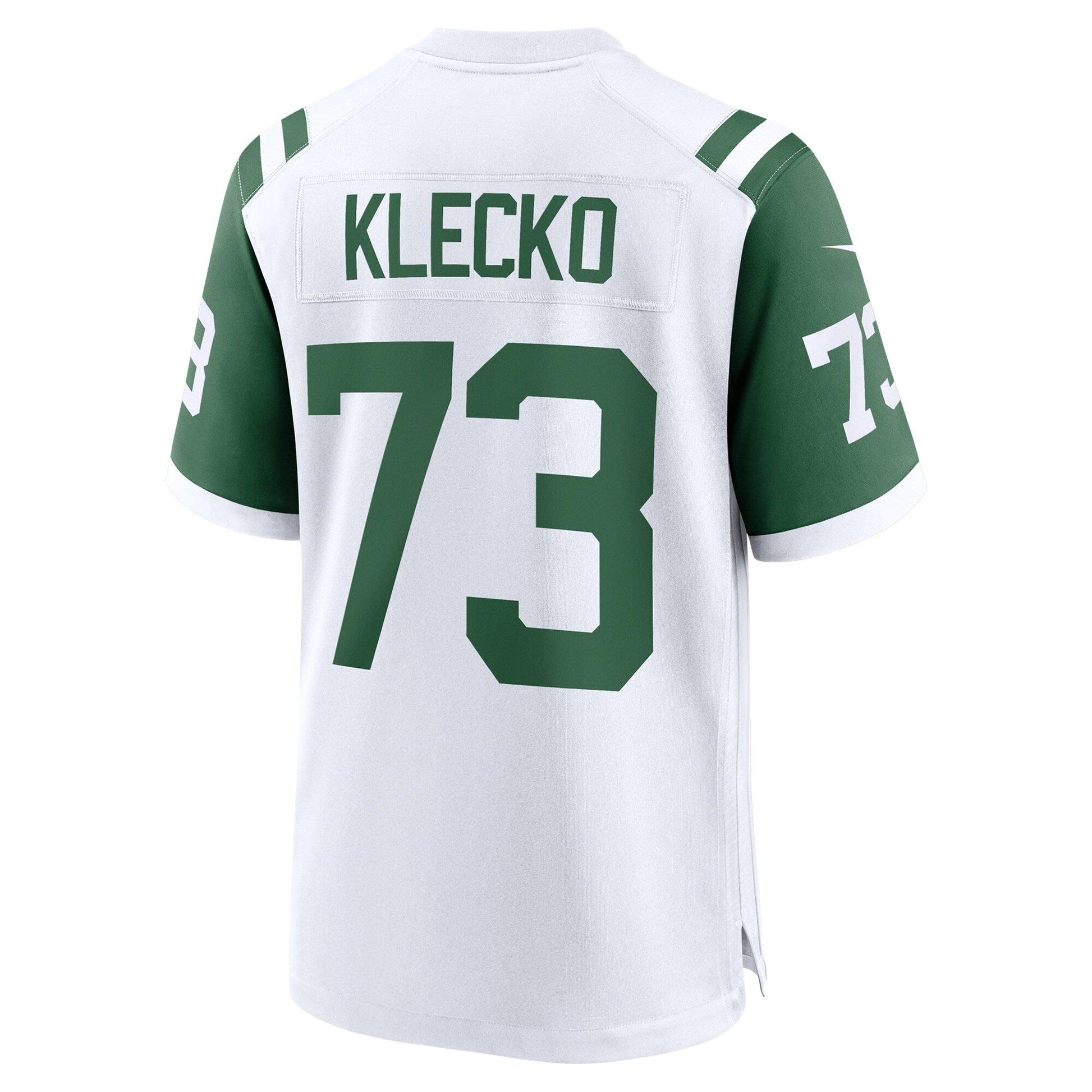 Joe Klecko New York Jets Classic Alternate Retired Game Jersey - White football jersey product view 3