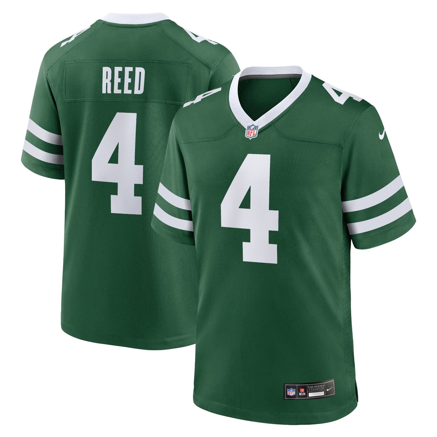 D.J. Reed New York Jets Game Jersey - Legacy Green football jersey product view 1