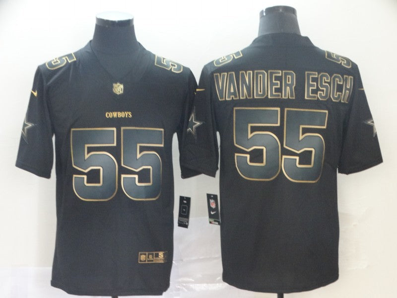 Men's Dallas Cowboys Leighton Vander Esch #55 Black Game Player Jersey1 football jersey product view 1