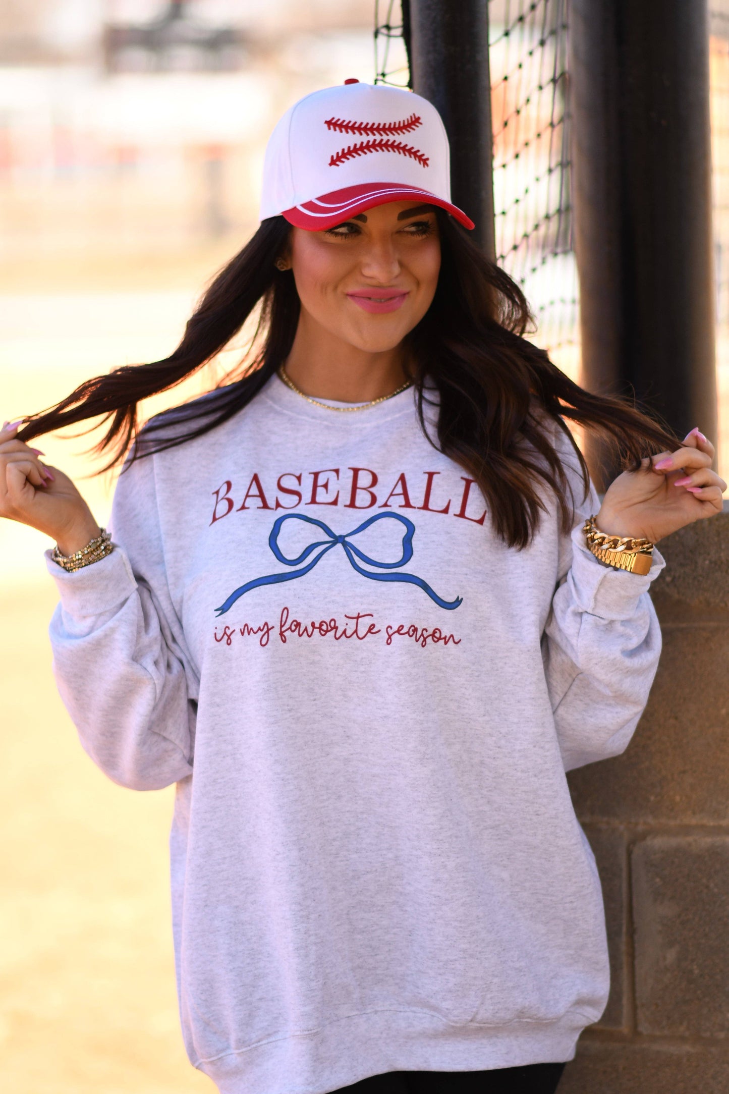 Baseball Is My Favorite Season Bow Tee/Sweatshirt Unisex T-shirt, Sweatshirt, Hoodie, Long Sleeve Tee - T-Shirt, Sweatshirt, Hoodie