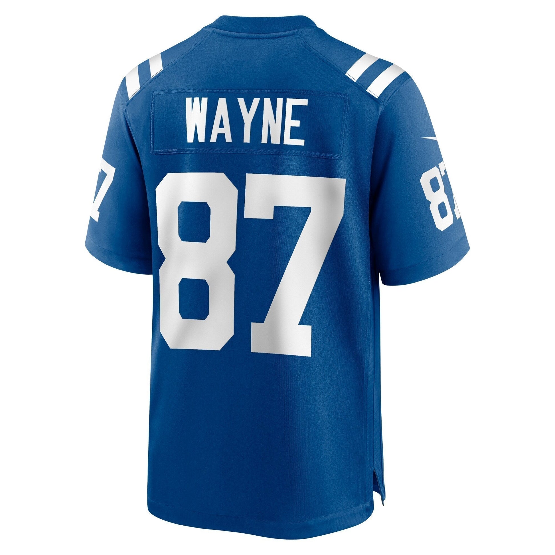 Reggie Wayne Indianapolis Colts Retired Game Jersey - Royal football jersey product view 3