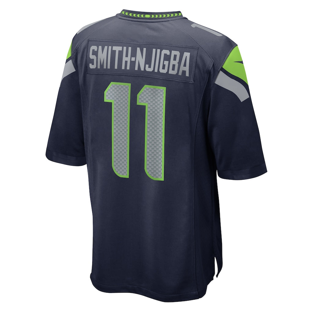 S.Seahawks #11 Jaxon Smith-Njigba College Navy Game Jersey football jersey product view 1