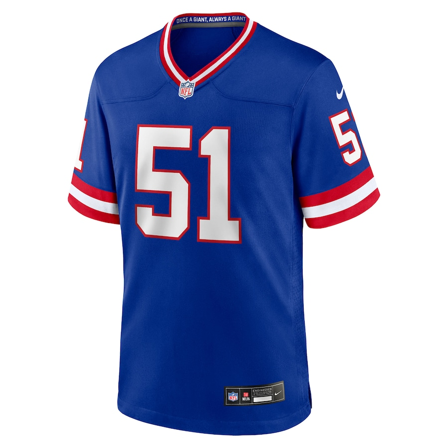 Men's New York Giants Abdul Carter Royal First Round Pick 2nd Alternate Game Jersey football jersey product view 2