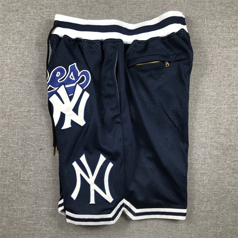 Men's New York Yankees1 Navy Pocket Shorts baseball jersey product view 3