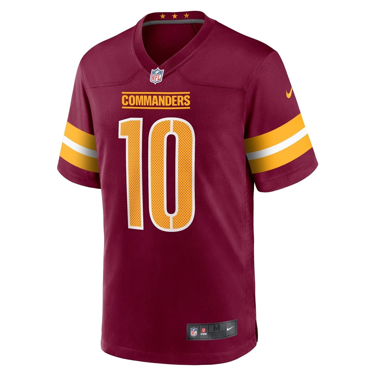 Tress Way Washington Commanders Game Jersey - Burgundy football jersey product view 2