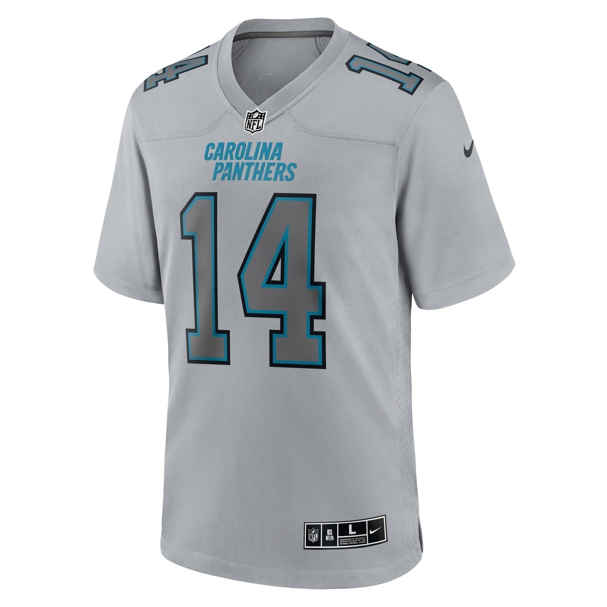 Sam Darnold Carolina Panthers Atmosphere Fashion Game Jersey - Gray football jersey product view 2