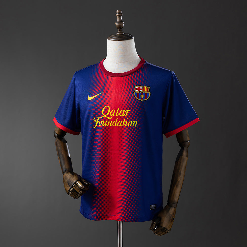 Barcelona 12/13 Home Retro Jersey sports jersey product view 1