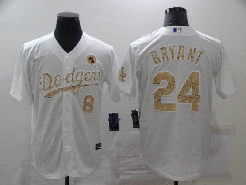 Men's Los Angeles Dodgers Kris Bryant -24 White Player Jersey basketball jersey product view 1