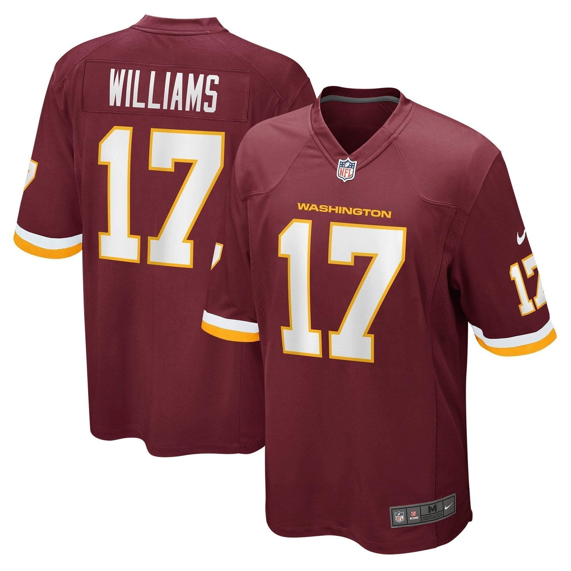 Doug Williams Washington Football Team Retired Team Game Jersey - Burgundy football jersey product view 1
