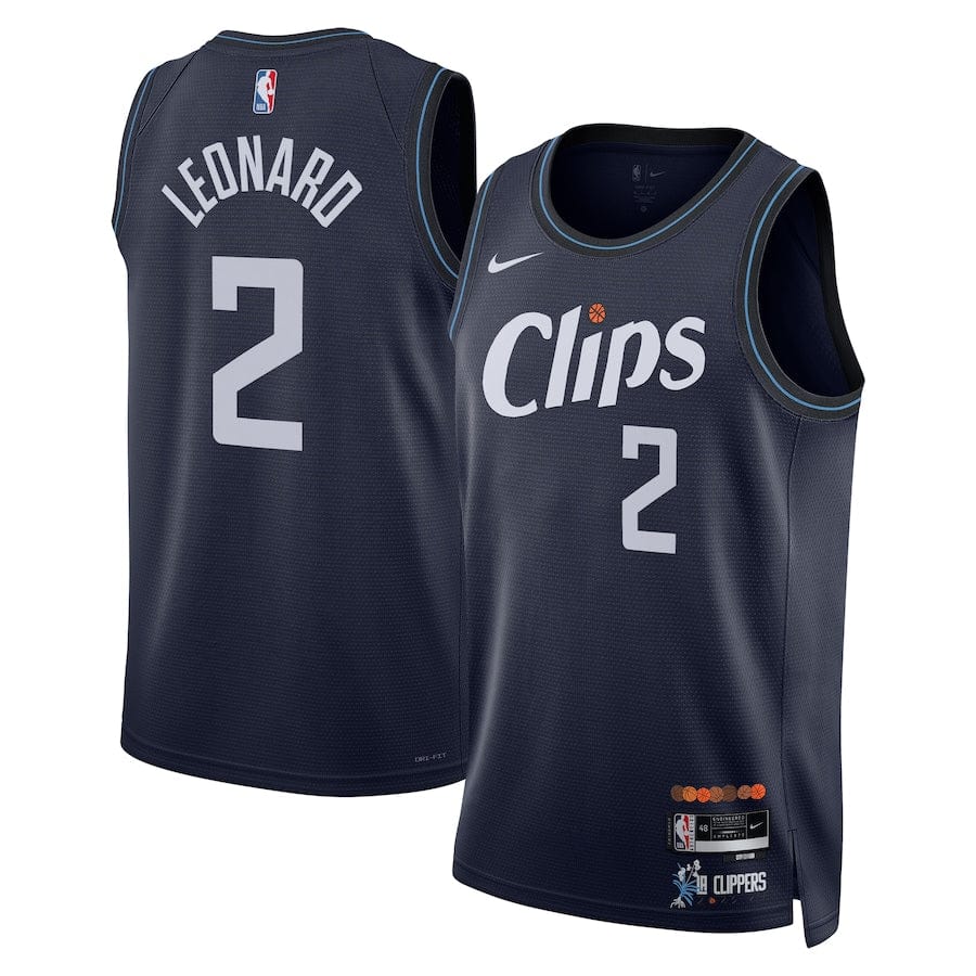 Kawhi Leonard Los Angeles Clippers City Edition 2023-2024 season Jersey basketball jersey product view 1