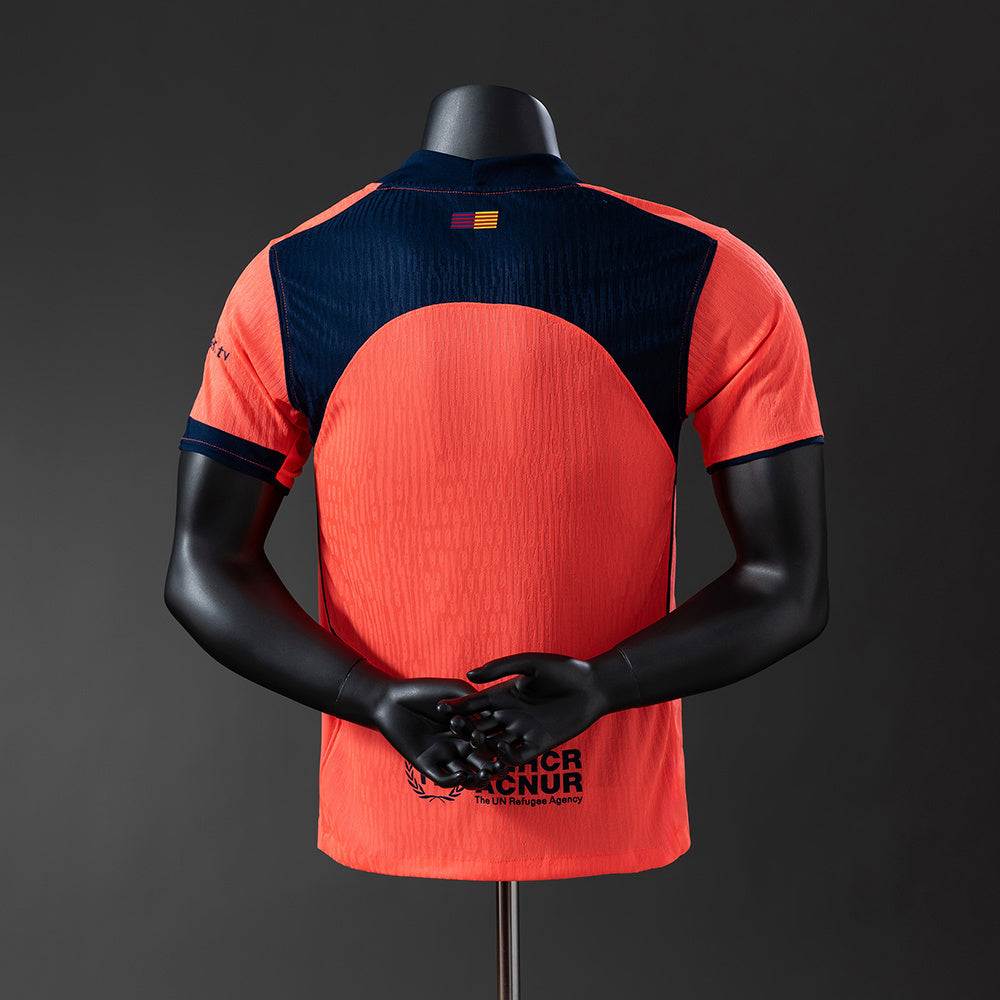 Barcelona 25/26 Player Version Third Away Jersey sports jersey product view 2
