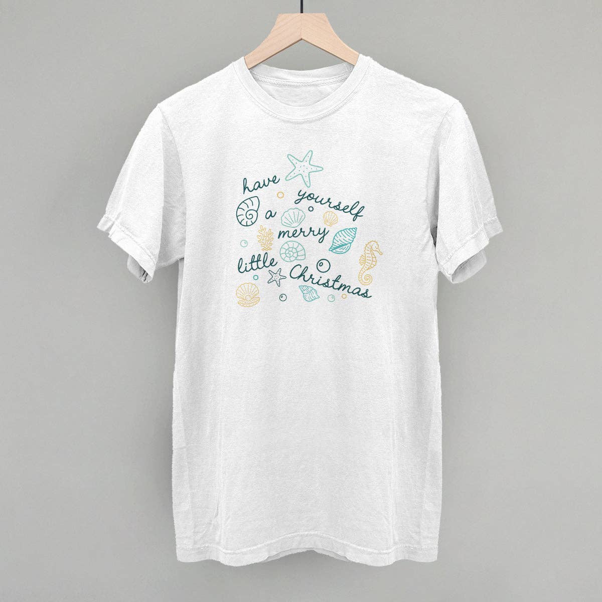 Have Yourself A Merry Little Christmas Beachy Unisex T-shirt, Sweatshirt, Hoodie, Long Sleeve Tee - T-Shirt, Sweatshirt, Hoodie