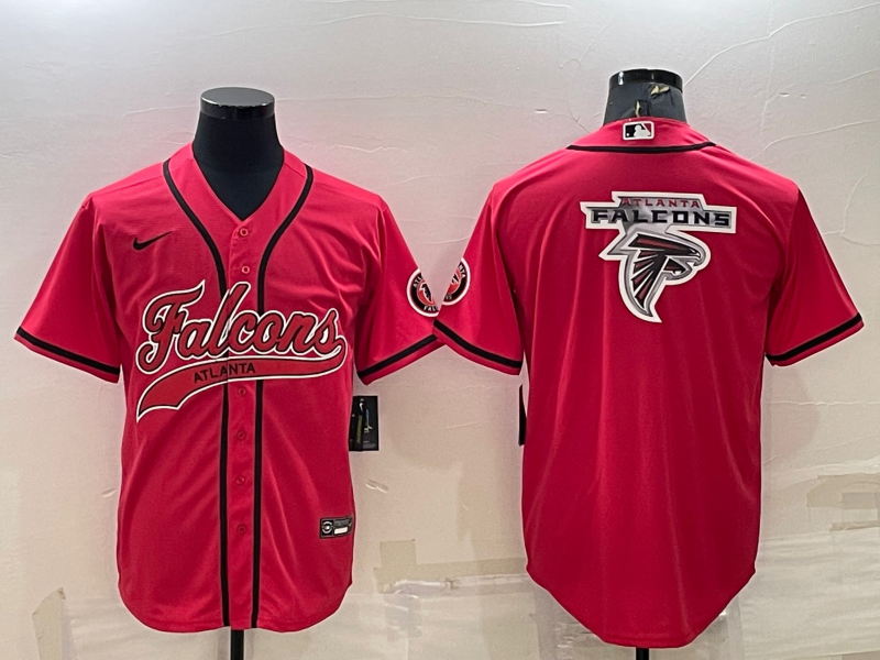 Men's Atlanta Falcons Red Game Jersey1 football jersey product view 1
