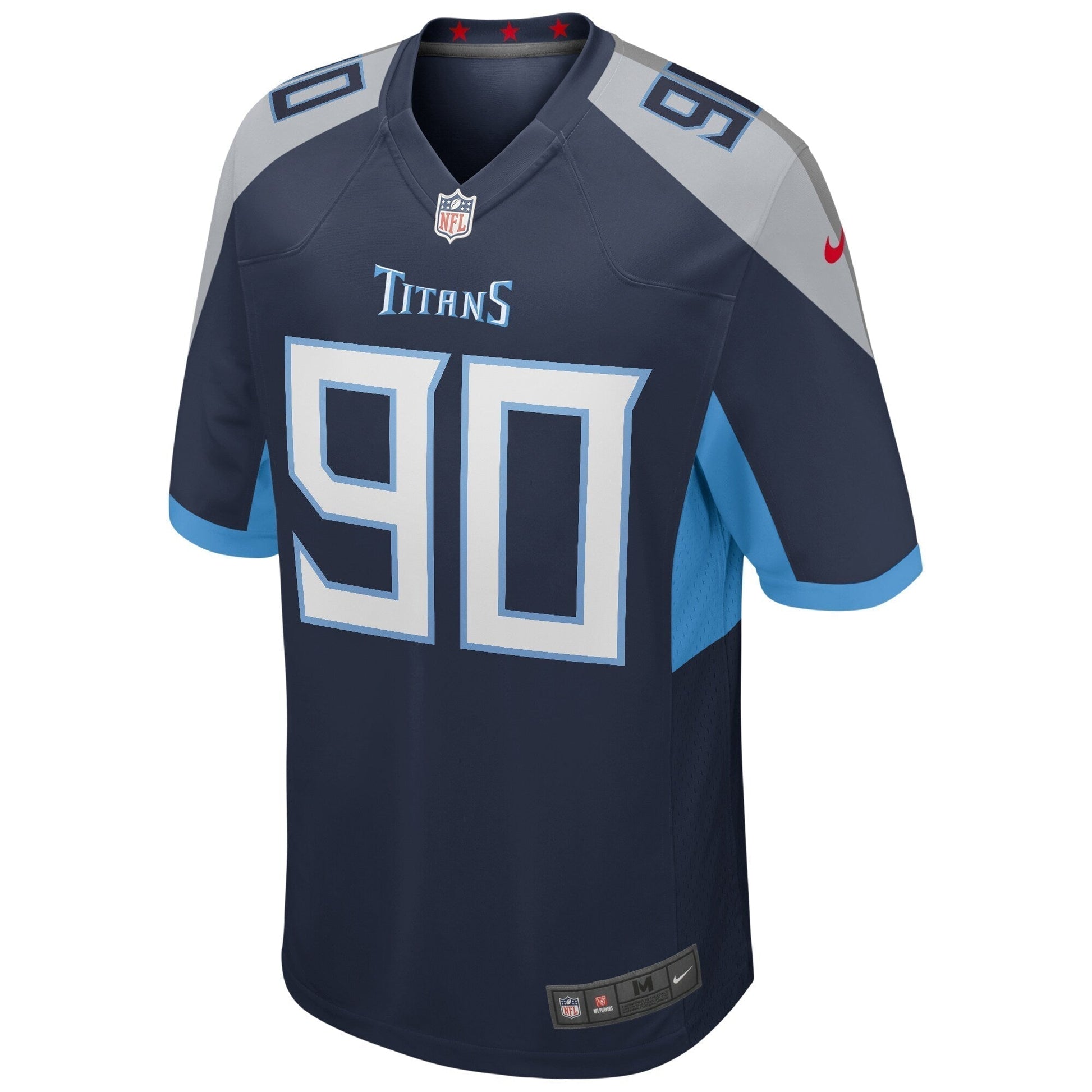 Jevon Kearse Tennessee Titans Game Retired Jersey - Navy football jersey product view 2