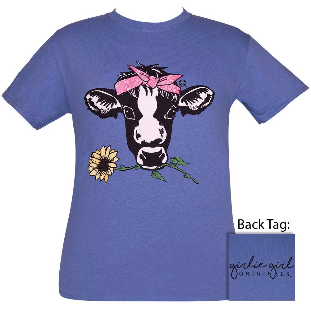 Sunflower Cow Iris SS-2387 Unisex T-shirt, Sweatshirt, Hoodie, Long Sleeve Tee - T-Shirt, Sweatshirt, Hoodie