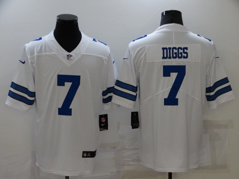 Men's Dallas Cowboys Trevon Diggs #7 White Game Player Jersey1 football jersey product view 1