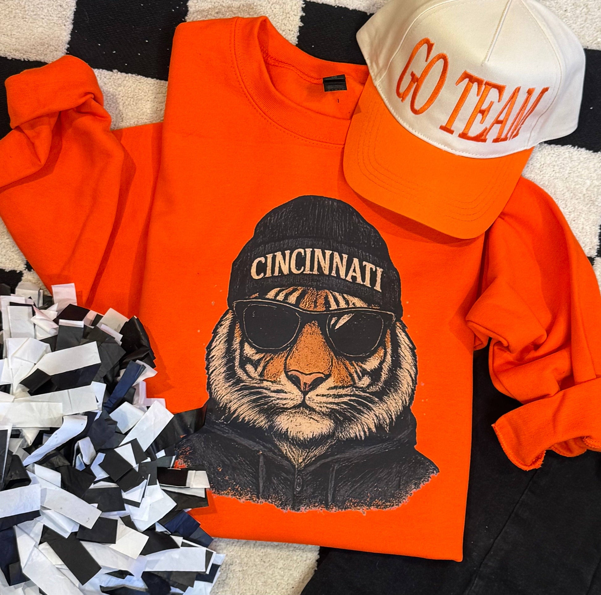 Cincinnati Cool Mascot Sweatshirt Unisex T-shirt, Sweatshirt, Hoodie, Long Sleeve Tee - T-Shirt, Sweatshirt, Hoodie