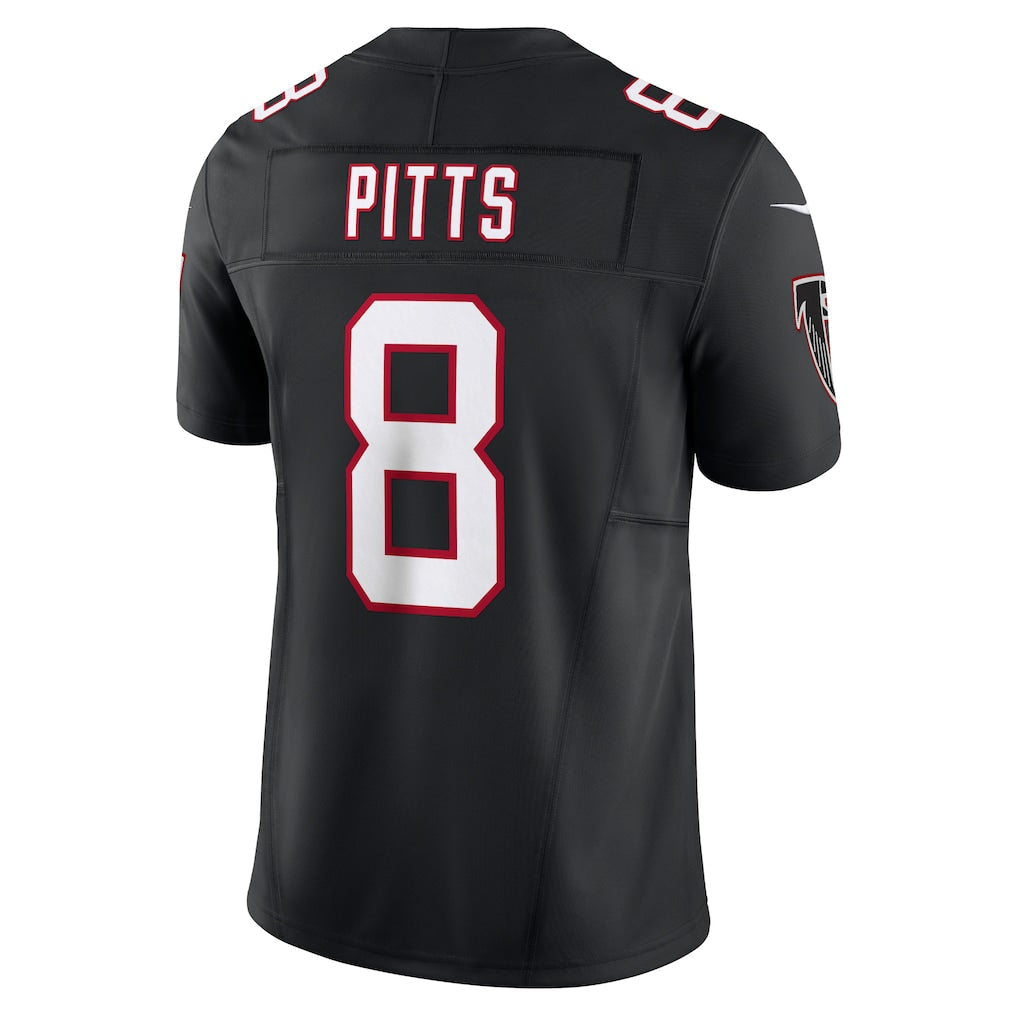 A.Falcons #8 Kyle Pitts Sr. Black Vapor F.U.S.E. Limited Jersey football jersey product view 1