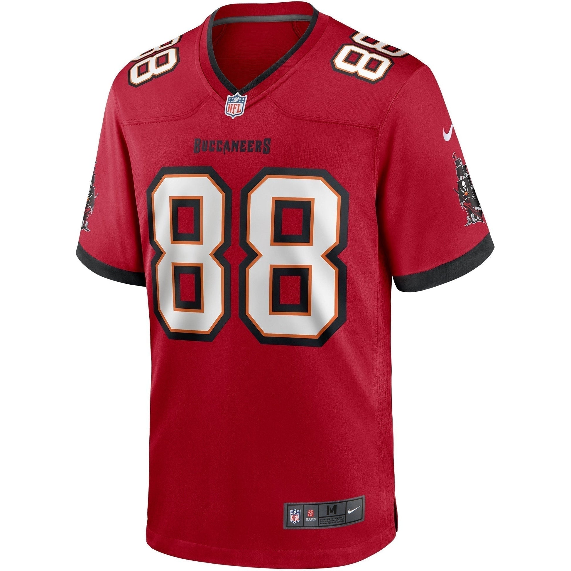 Mark Carrier Tampa Bay Buccaneers Game Retired Jersey - Red football jersey product view 2
