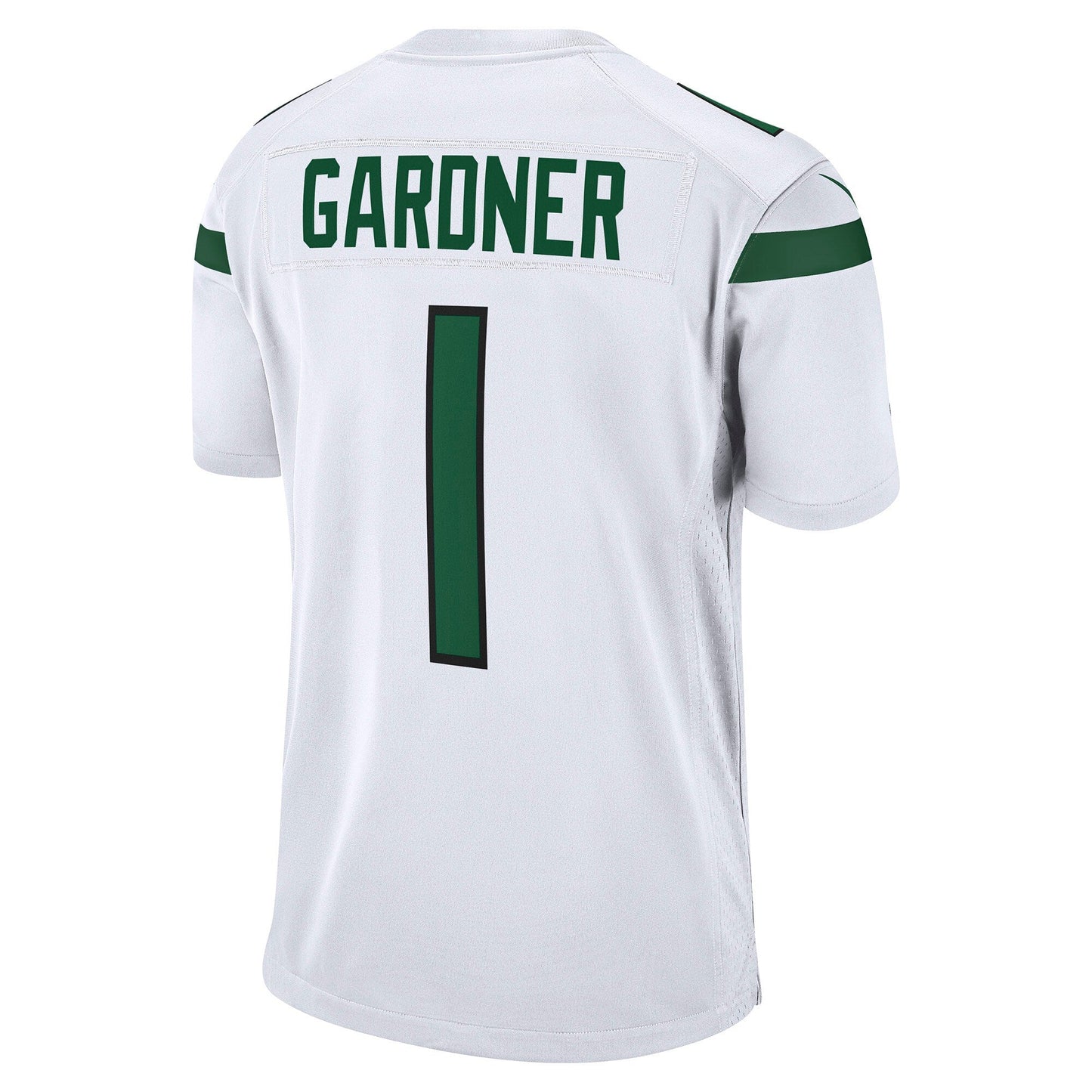 Ahmad Sauce Gardner New York Jets Game Jersey - White football jersey product view 3