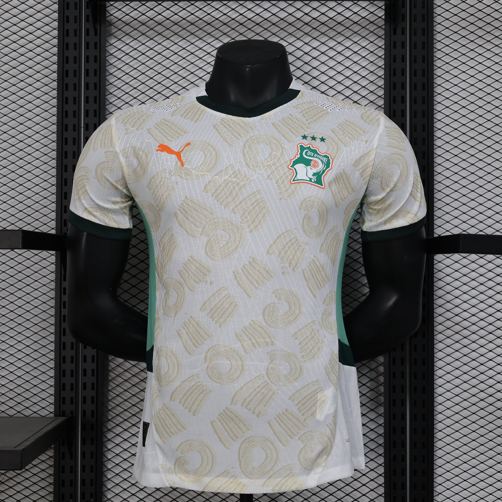 2026 Perforated Ivory Coast Away Player Version Jersey sports jersey product view 1