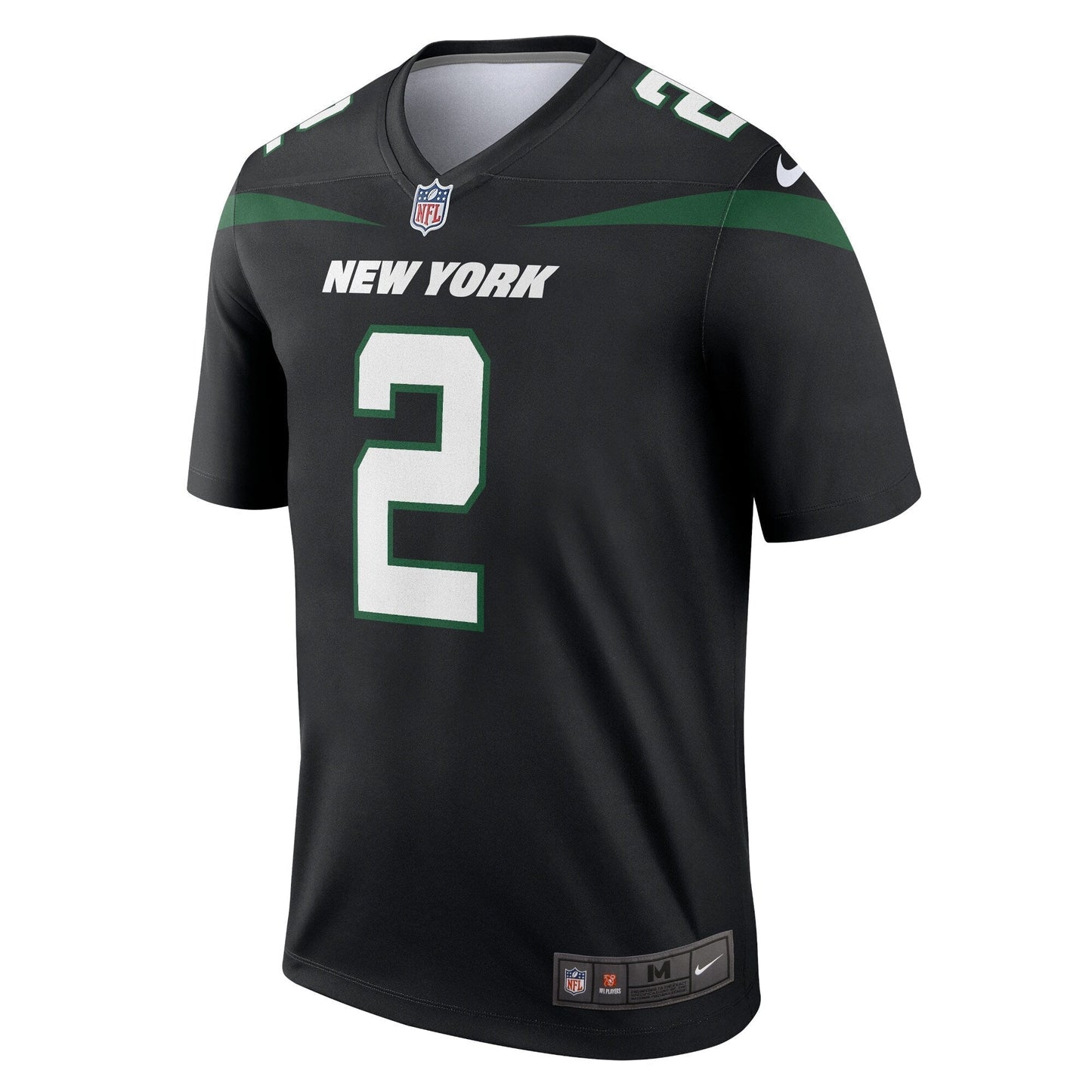 Zach Wilson New York Jets Legend Jersey - Black football jersey product view 2