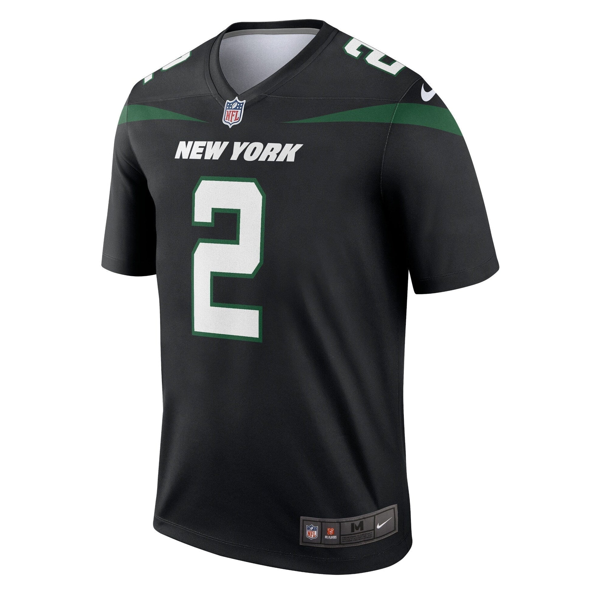 Zach Wilson New York Jets Legend Jersey - Black football jersey product view 2