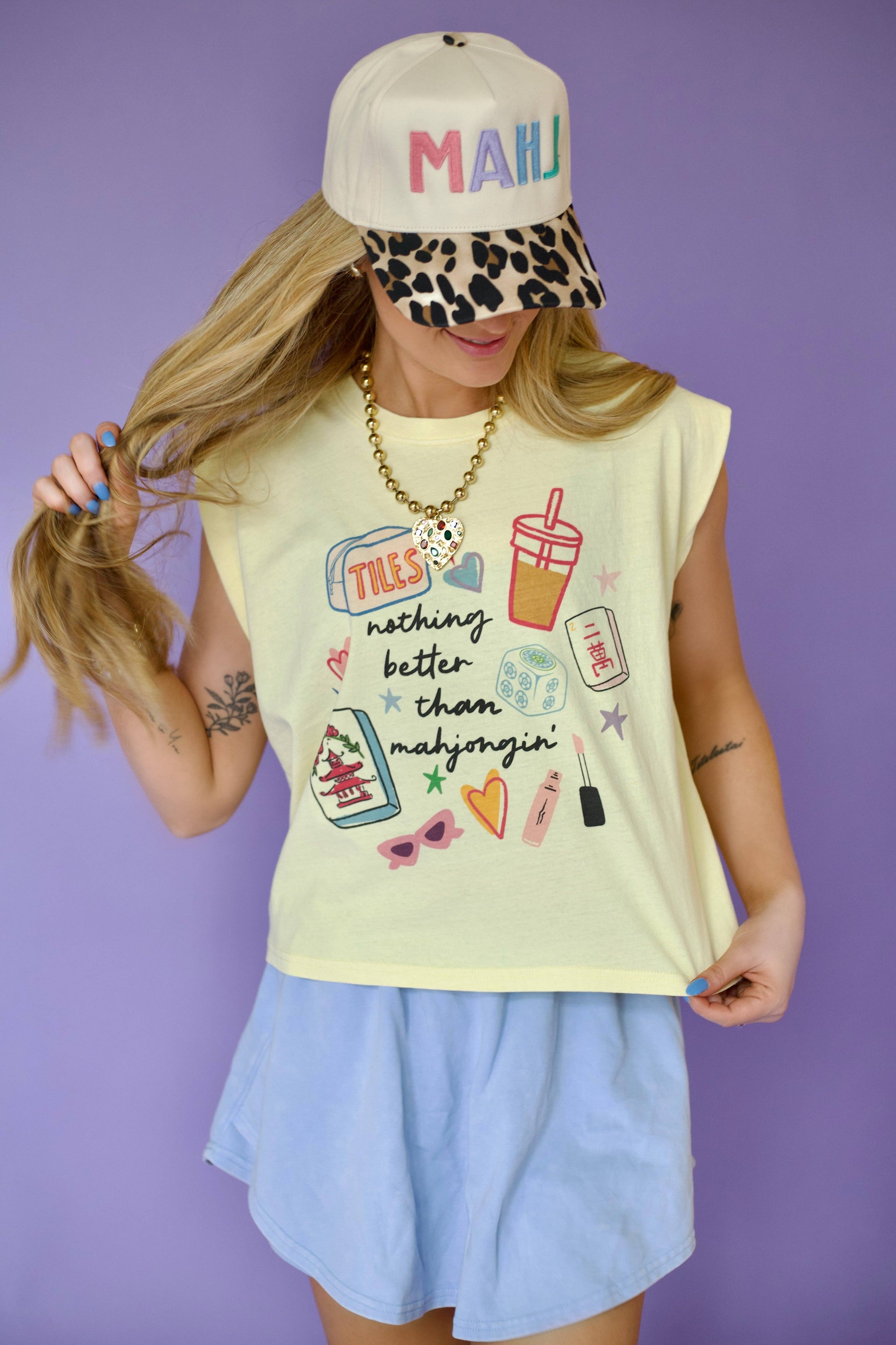 Nothing Better Than Mahjong Tank Unisex T-shirt, Sweatshirt, Hoodie, Long Sleeve Tee - T-Shirt, Sweatshirt, Hoodie