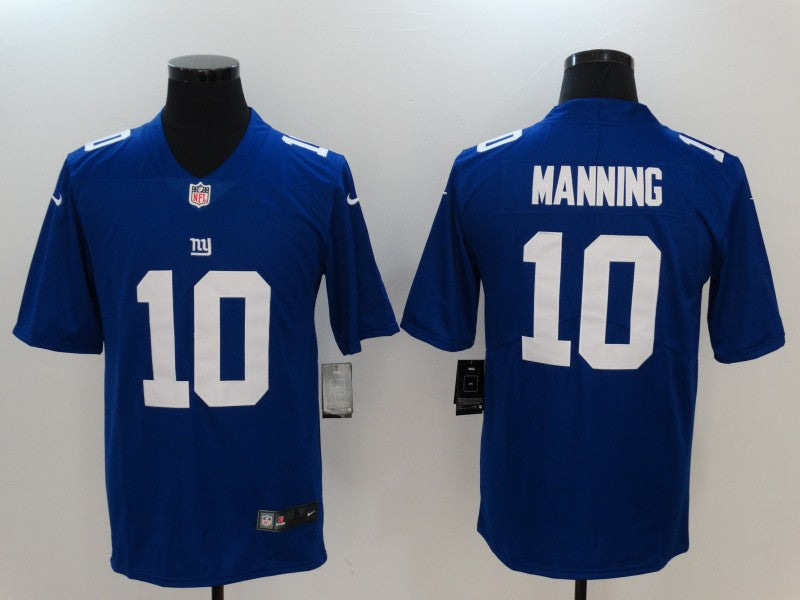 Men's New York Giants Eli Manning Blue Game Player Jersey football jersey product view 1