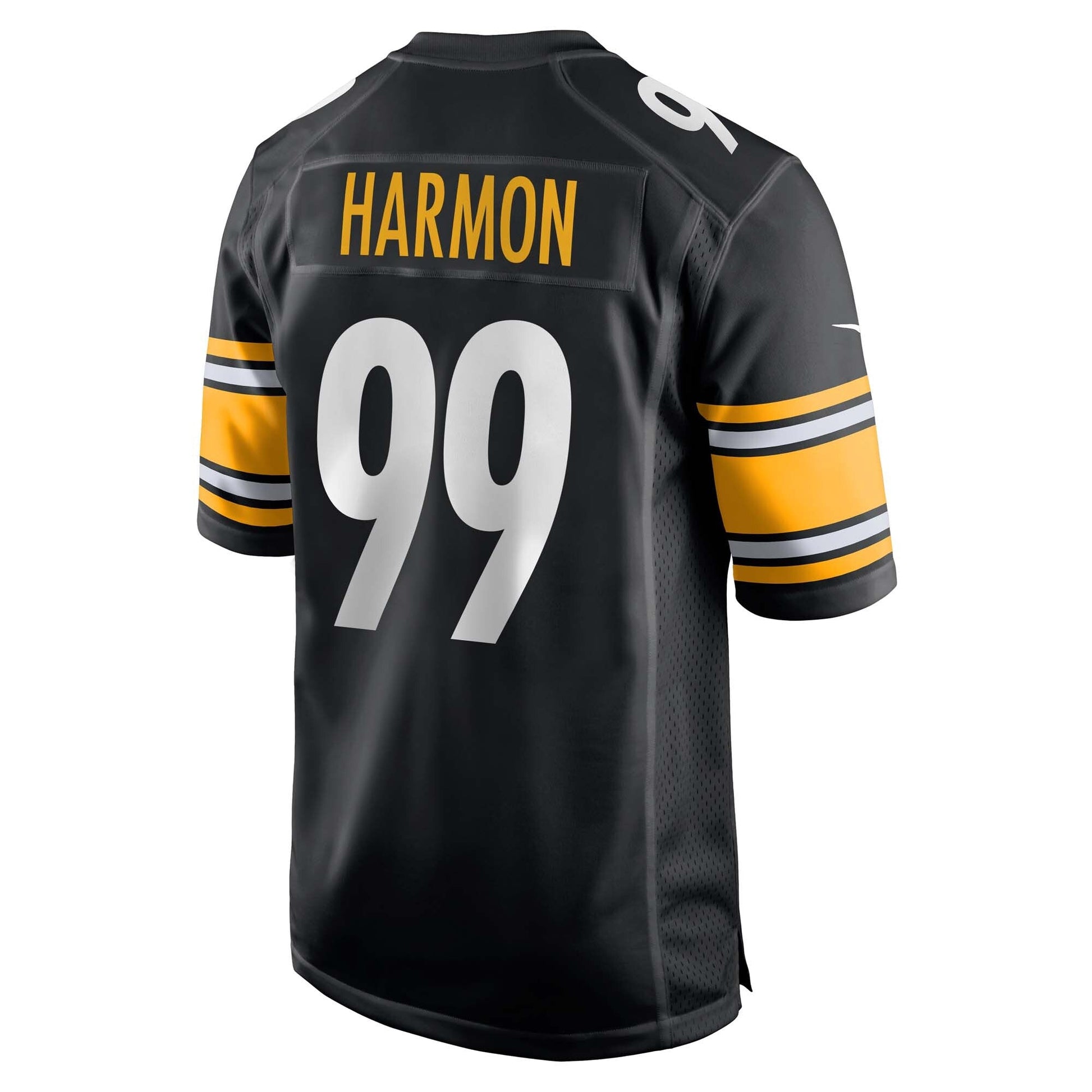 Men's Pittsburgh Steelers Derrick Harmon Black 2025 NFL Draft First Round Pick Game Jersey football jersey product view 3