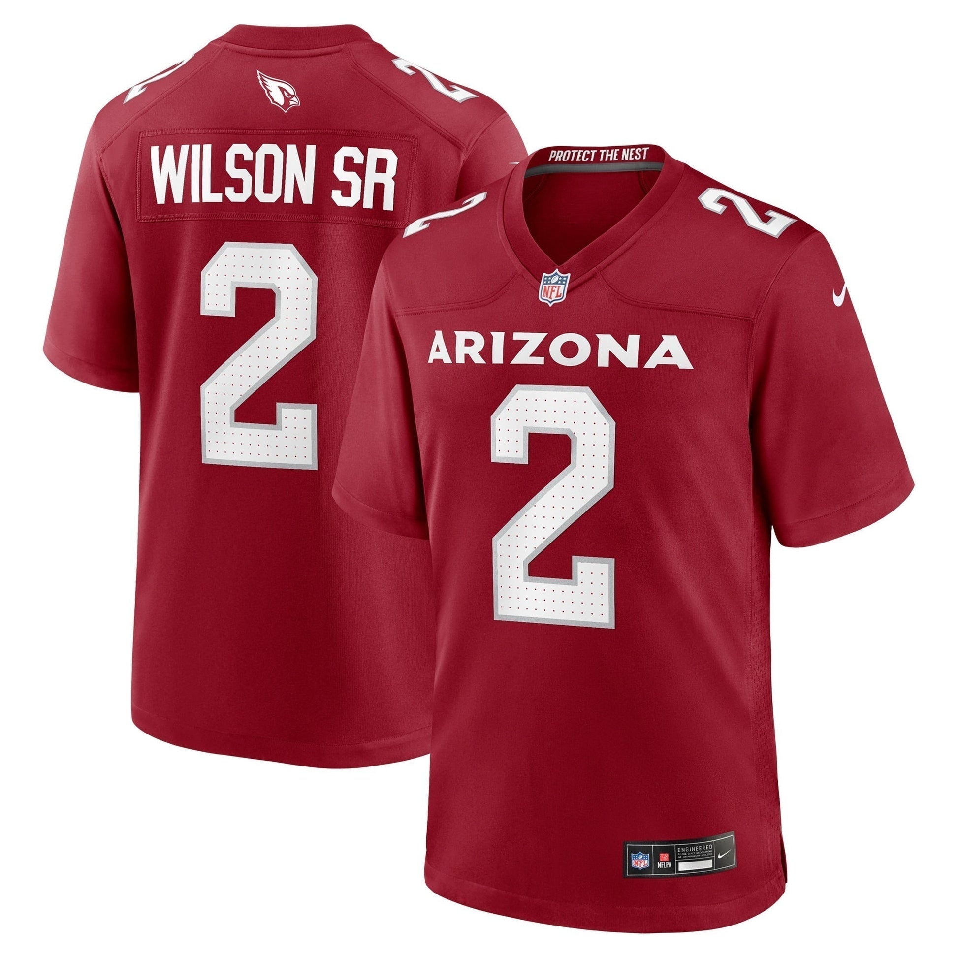 Mack Wilson Sr. Arizona Cardinals Team Game Jersey - Cardinal football jersey product view 1