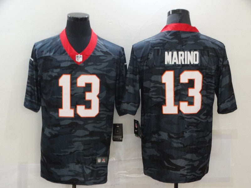 Men's Miami Dolphins Dan Marino #13 Gray Camouflage Game Jersey1 football jersey product view 1