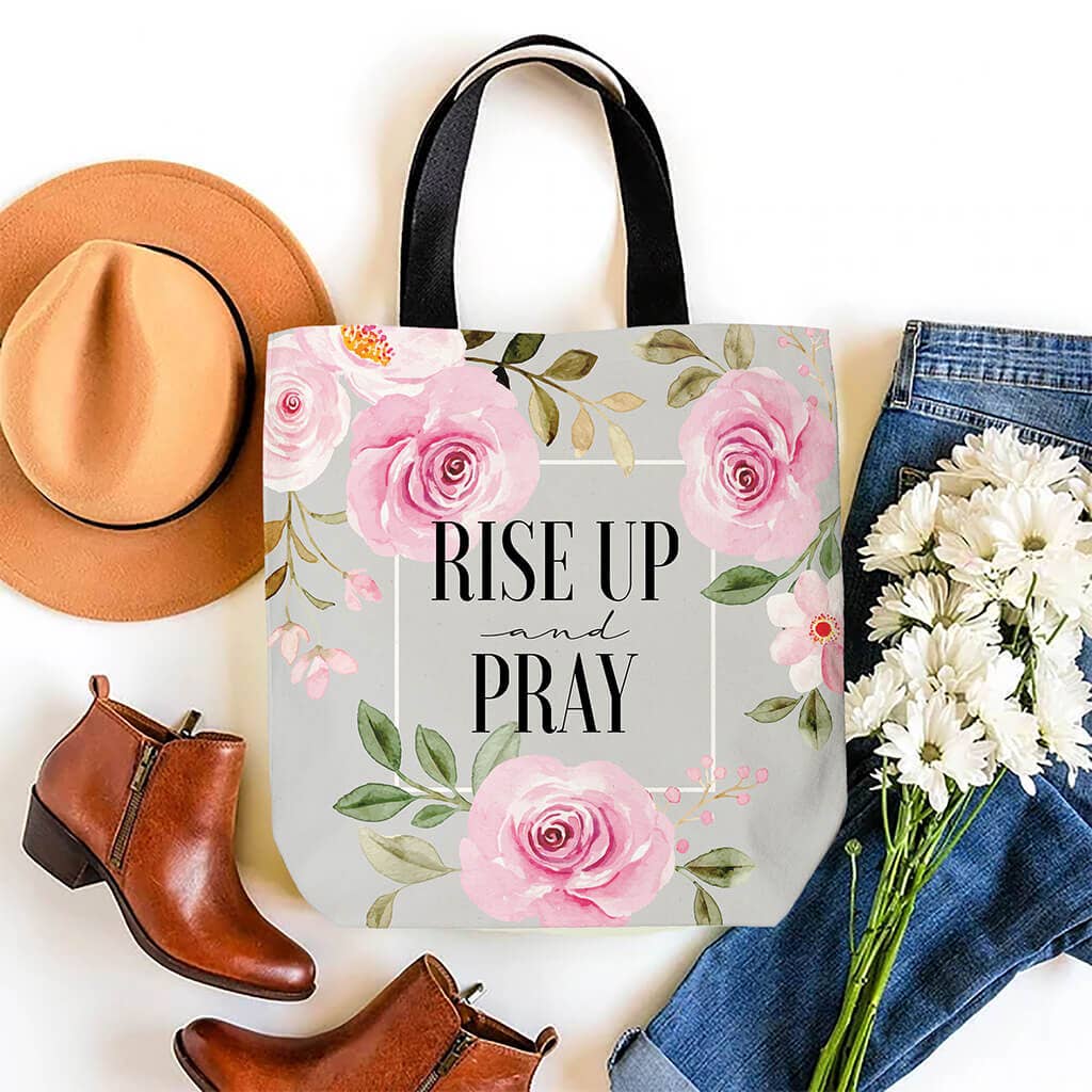 Rise Up and Pray Tote Bag Unisex T-shirt, Sweatshirt, Hoodie, Long Sleeve Tee - T-Shirt, Sweatshirt, Hoodie
