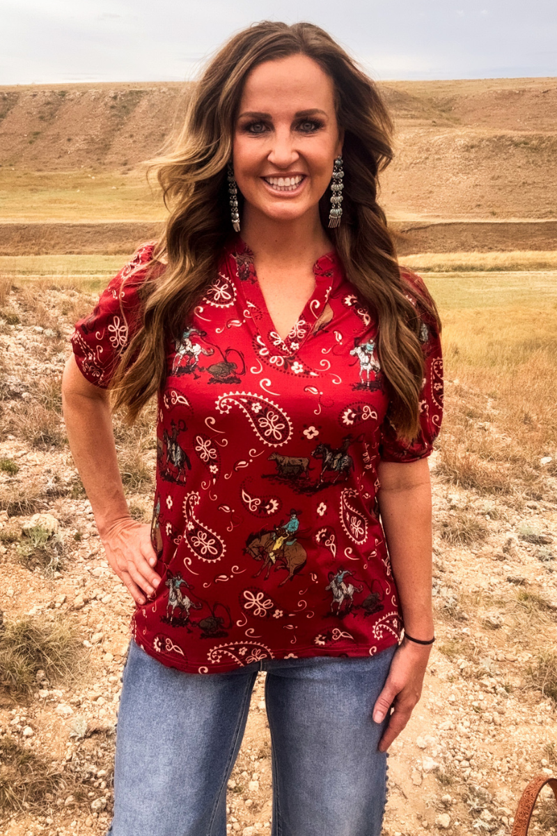 Ranch Rodeo Top Unisex T-shirt, Sweatshirt, Hoodie, Long Sleeve Tee - T-Shirt, Sweatshirt, Hoodie