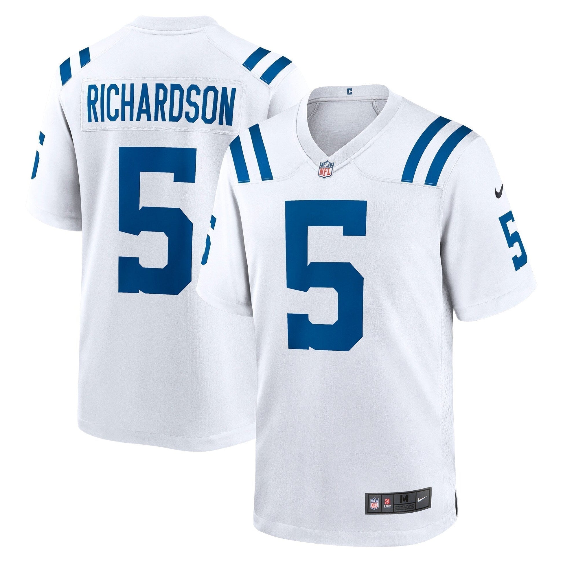 Anthony Richardson Indianapolis Colts Game Jersey - White football jersey product view 1
