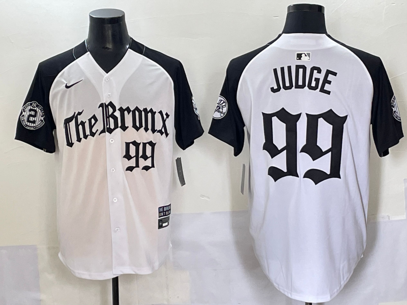 Men's New York Yankees Aaron Judge White Alternate Player Jersey baseball jersey product view 1