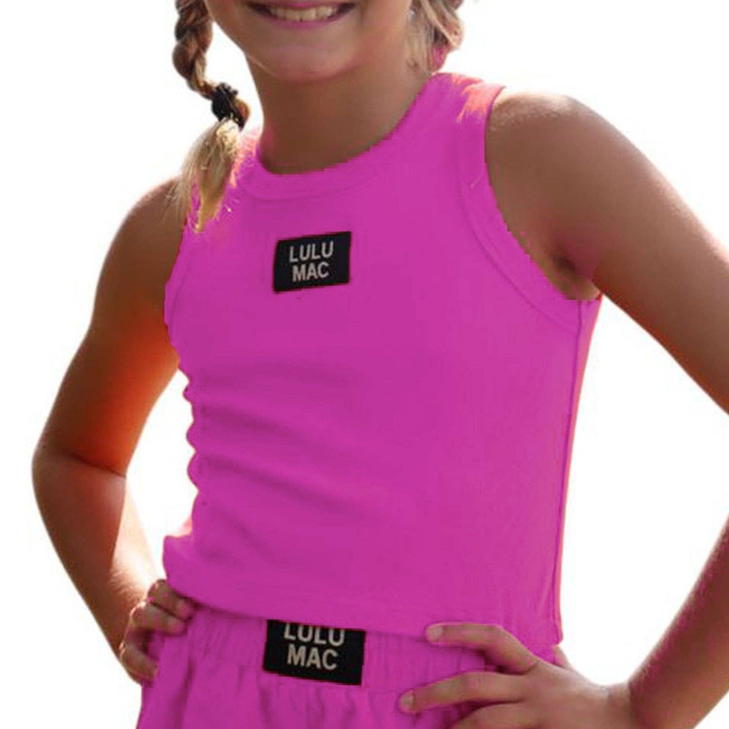 LM-KTK-1000 Hot Pink Kids Solid Tank Unisex T-shirt, Sweatshirt, Hoodie, Long Sleeve Tee - T-Shirt, Sweatshirt, Hoodie