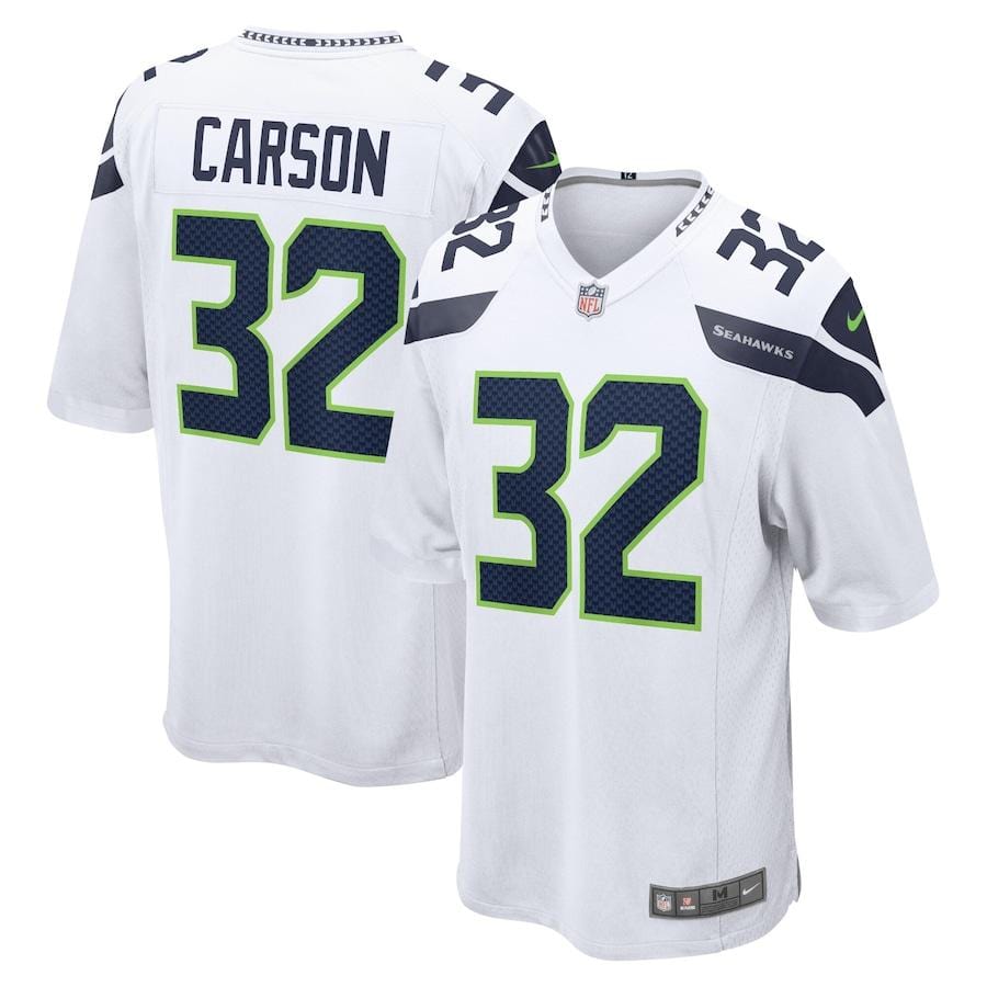Chris Carson Seattle Seahawks Jersey football jersey product view 1
