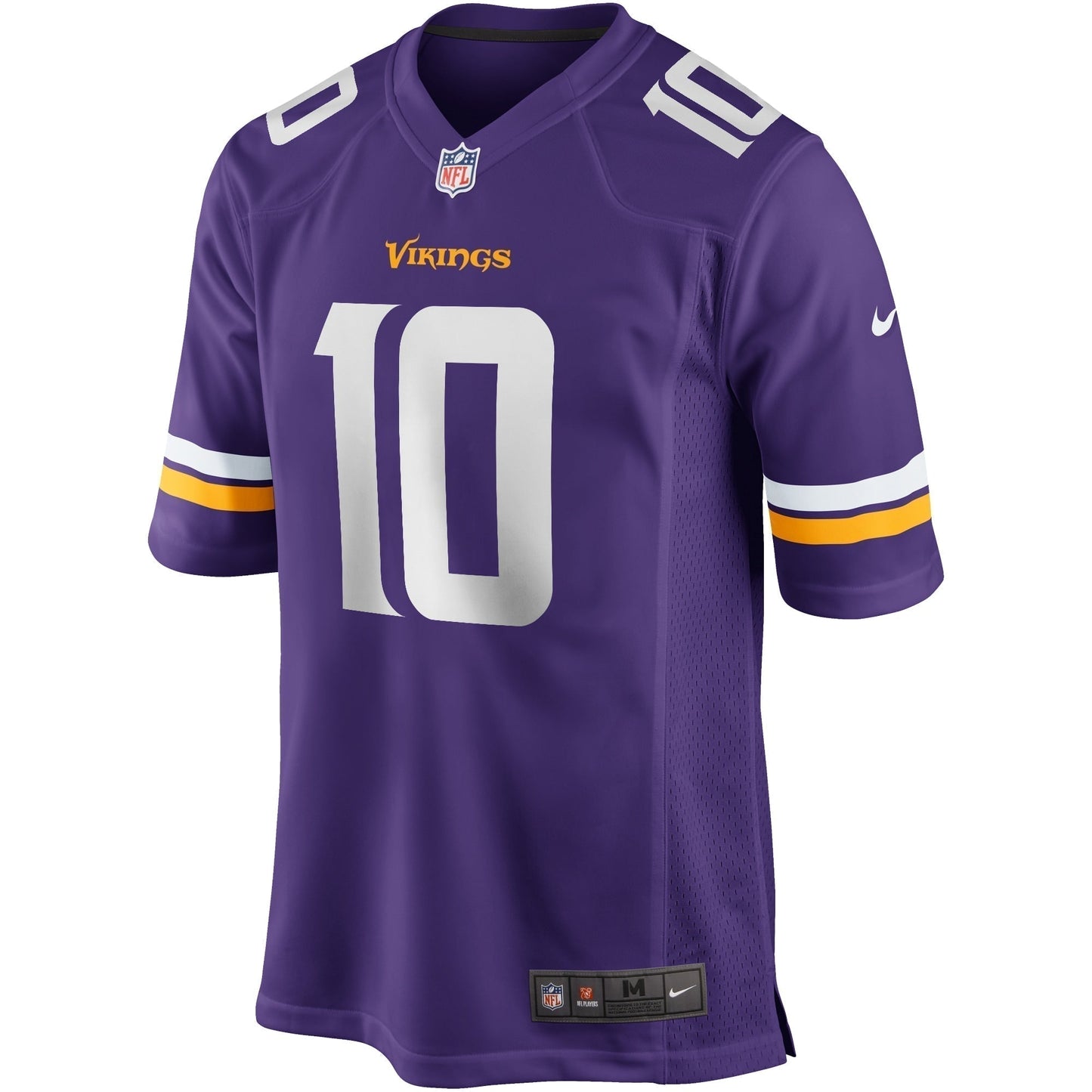 Fran Tarkenton Minnesota Vikings Game Retired Jersey - Purple football jersey product view 2
