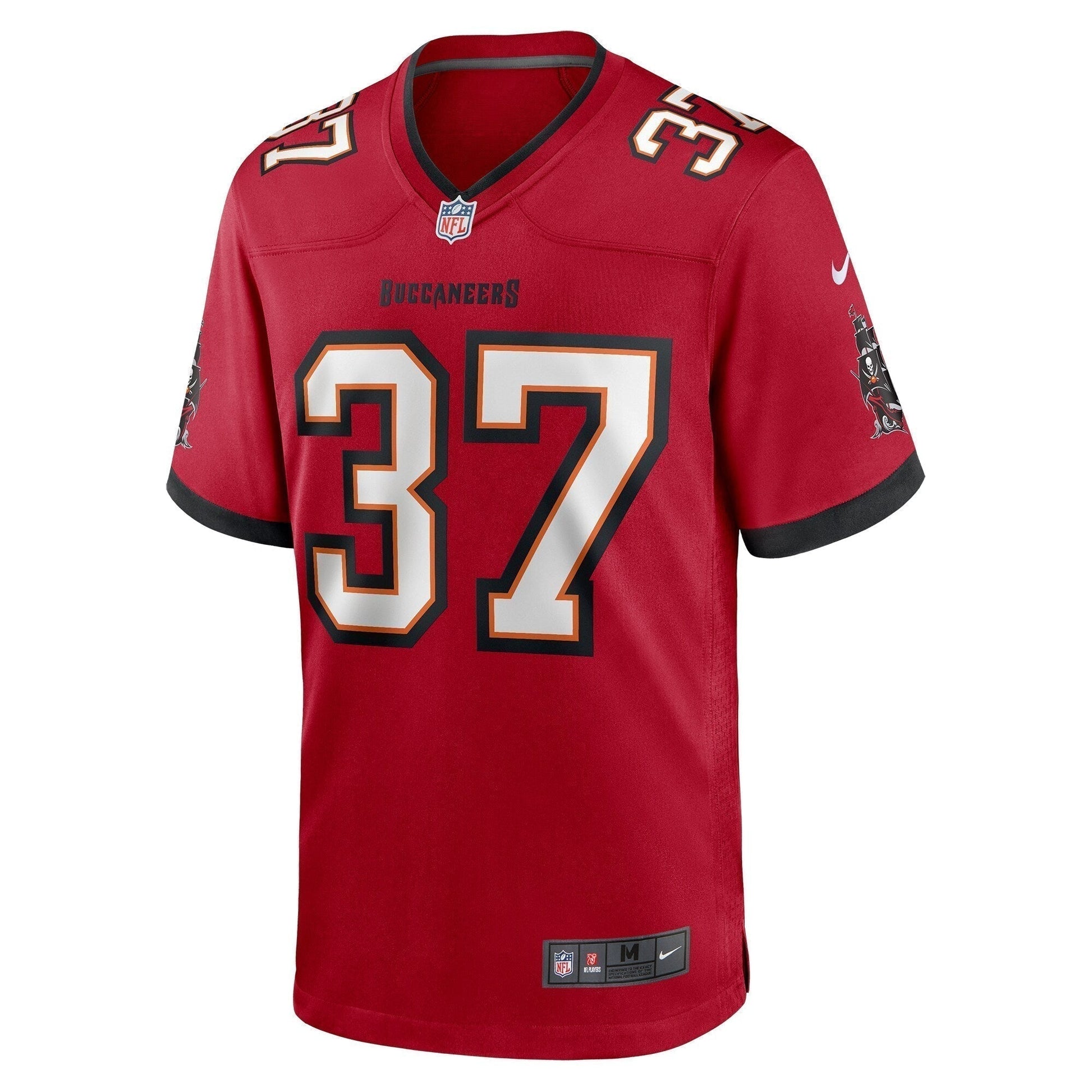 Tavierre Thomas Tampa Bay Buccaneers Game Jersey - Red football jersey product view 2